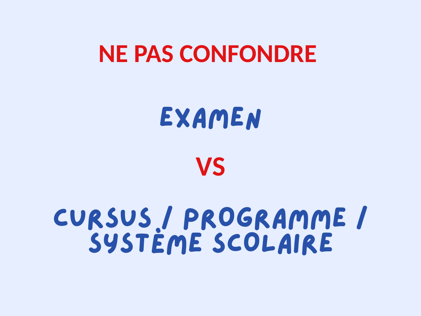 Tableau comparatif pour choisir un diplôme de français