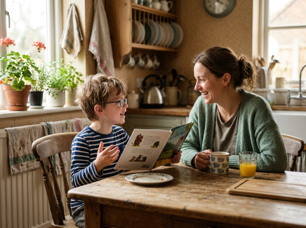 Enfant bilingue utilisant le translanguaging entre le français et l'anglais